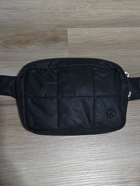 lululemon athletica Other - Lululemon Wear Ever Black Quilted Waist Bag